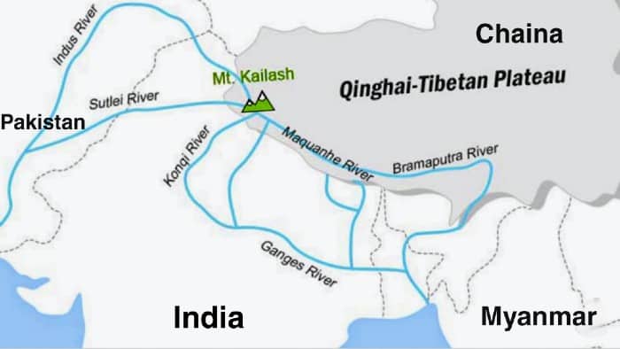 Real-location of Mount Kailash in Tibet [Chaina]